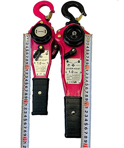 レバーホイスト 1トン 三方良し 三方良し 最新 レバーホイスト 1t 1.5m 1000kg 1トン黒 チェーン